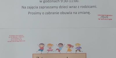 Zajęcia adaptacyjne/zebranie z rodzicami